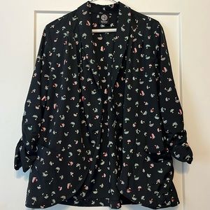 Bobeau open front blazer size medium